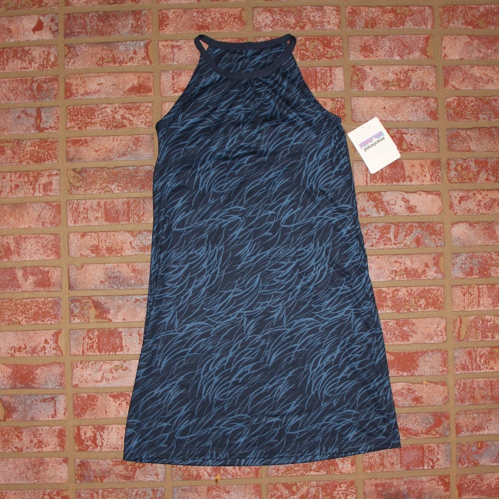 Patagonia Women's Tall Pine Dress Navy Blue